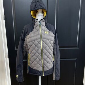 Men's Quilted Performance Jacket - Black and Gray
